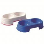 Plastic Double Dog Bowl